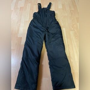 Kids Joe Fresh Snow/Ski Pant with Bib and Adjustable Straps Size 14 Black